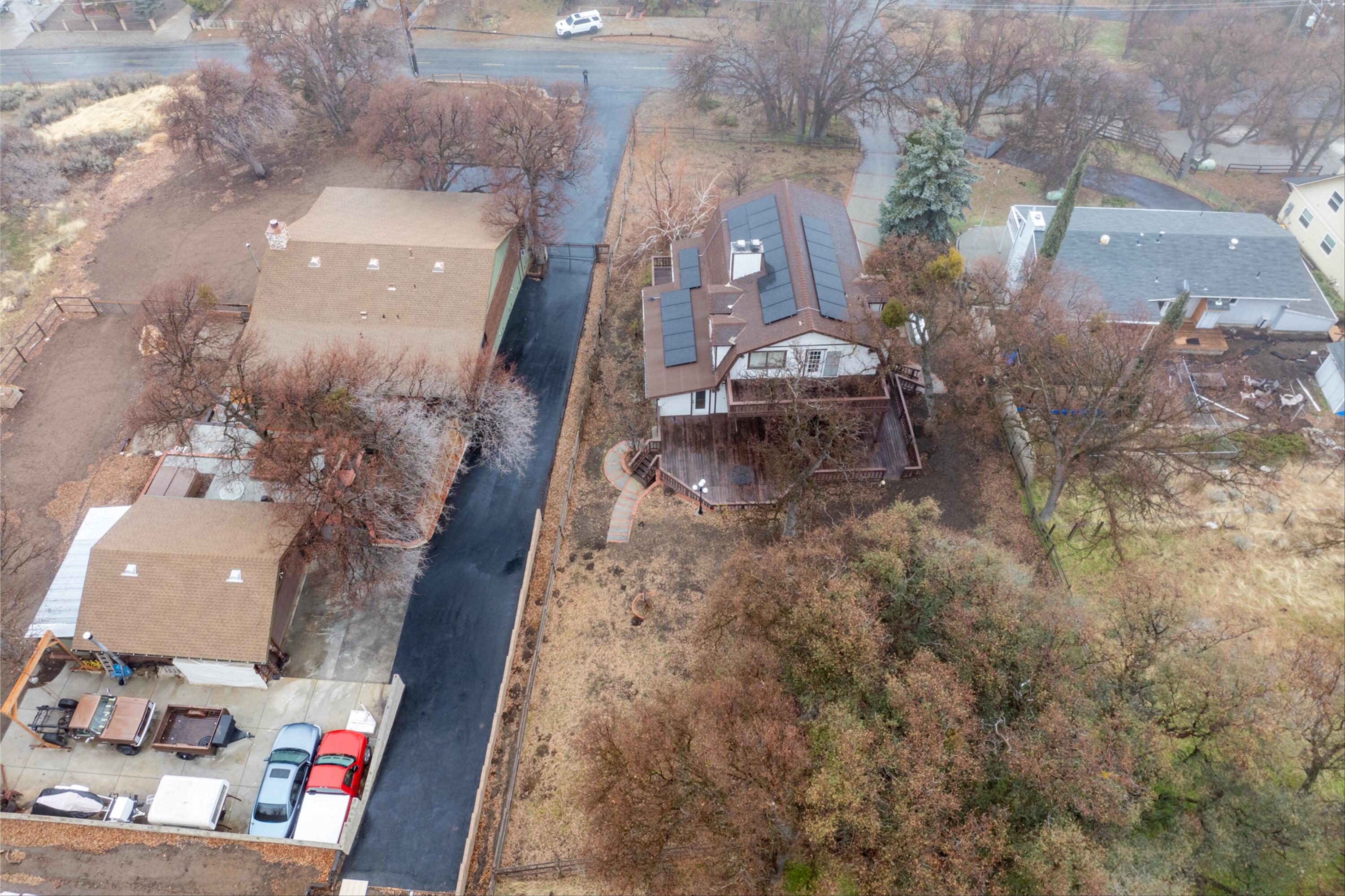 18249 Alps Drive Tehachapi, CA 93561 - Photo 17 of 32 an aerial view of a house with a yard