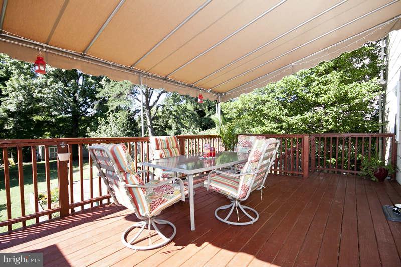 903 Overbrook Road Baltimore, MD 21239 - Photo 6 of 27 Rear Exterior Deck & Awning (2012)