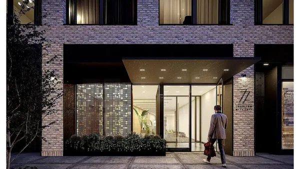 a view of entryway with a front door