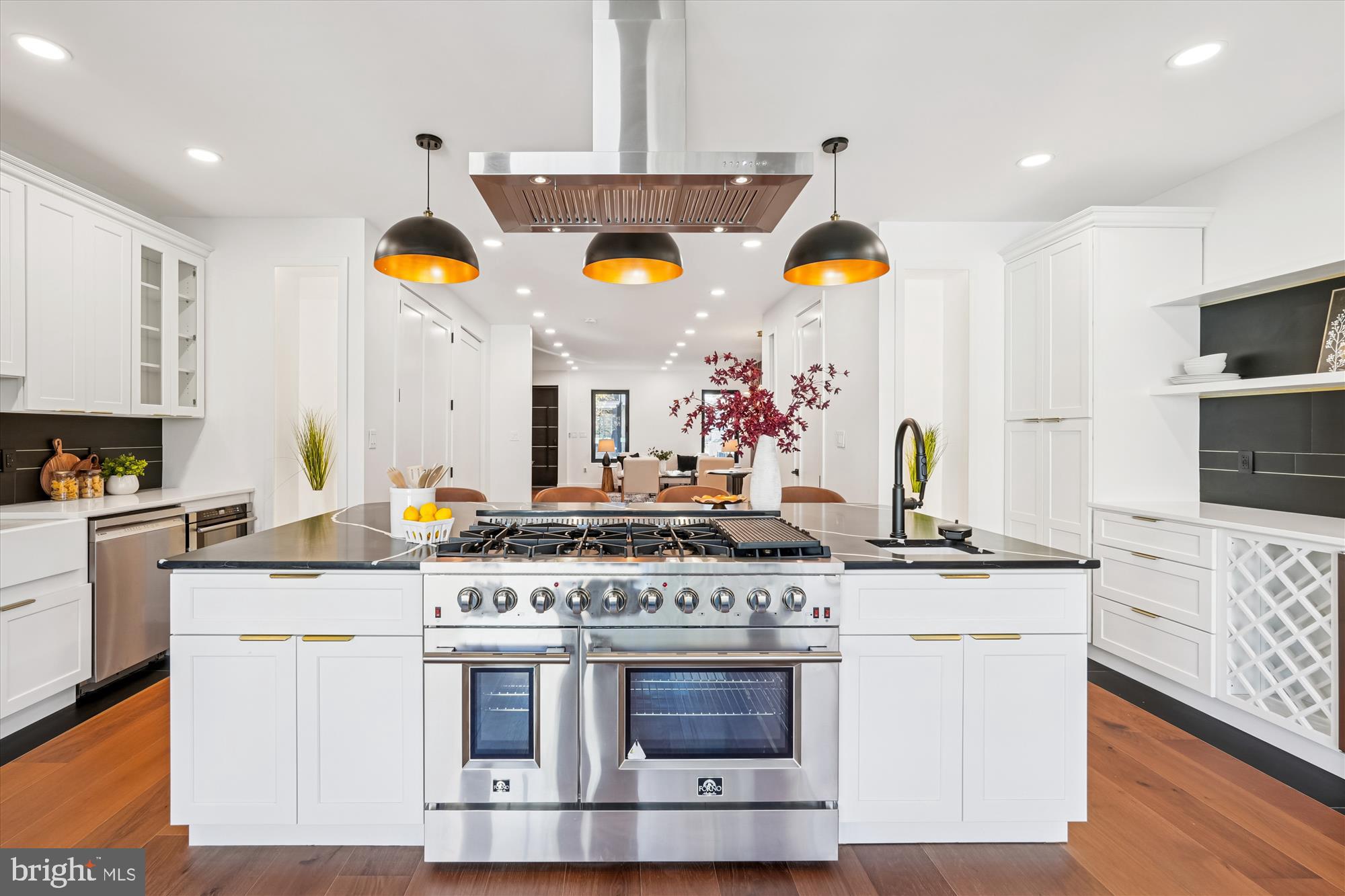 951 Shepherd Street Northwest Washington, DC 20011 - Photo 11 of 74 a kitchen with stainless steel appliances granite countertop a stove and a sink