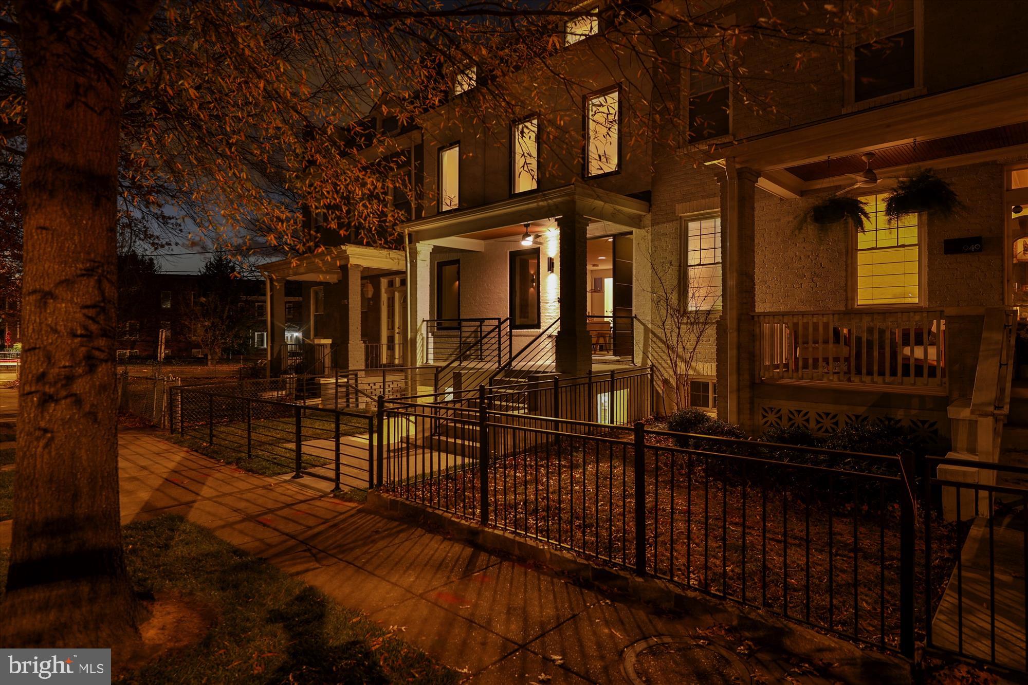951 Shepherd Street Northwest Washington, DC 20011 - Photo 74 of 74 a view of a brick house with many windows