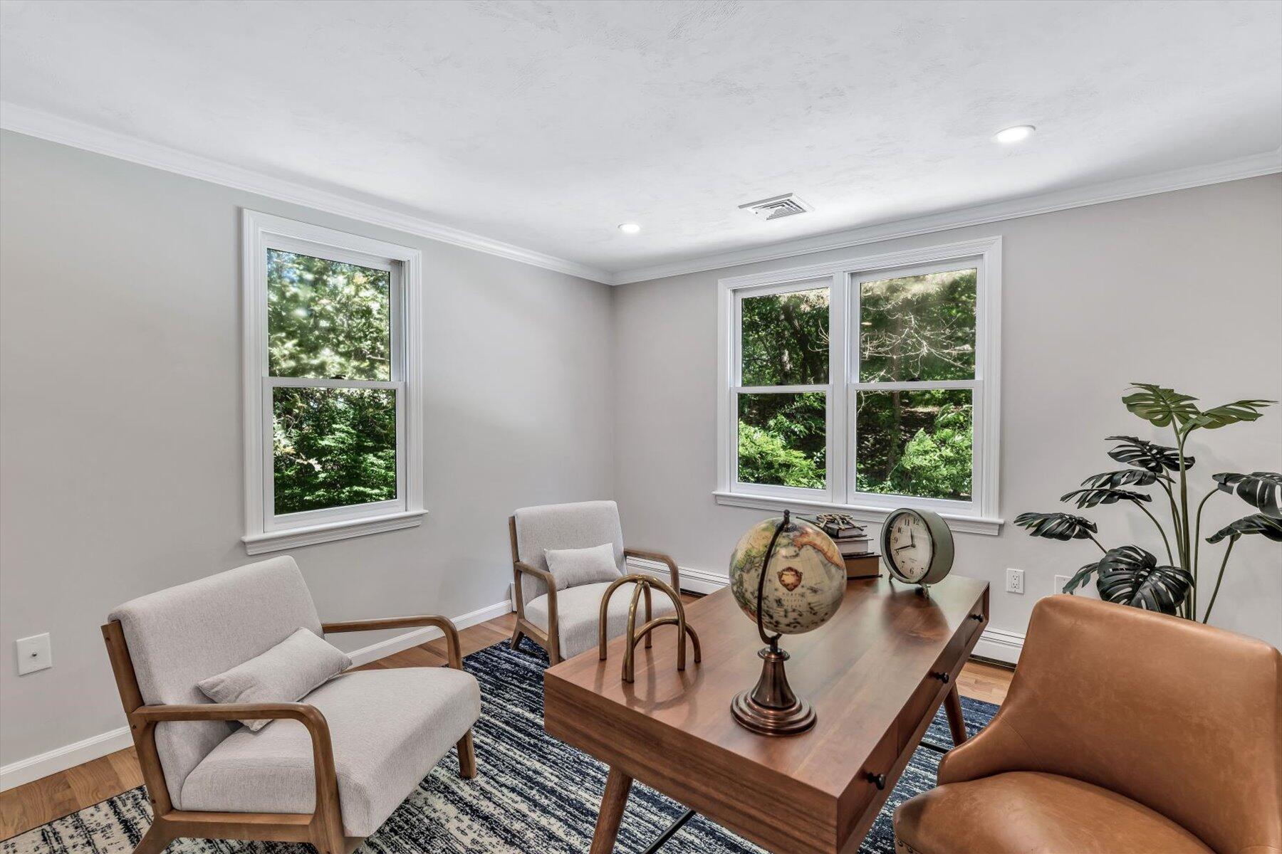 29 Fish House Road East Sandwich, MA 02537 - Photo 16 of 50 a living room with furniture and a large window
