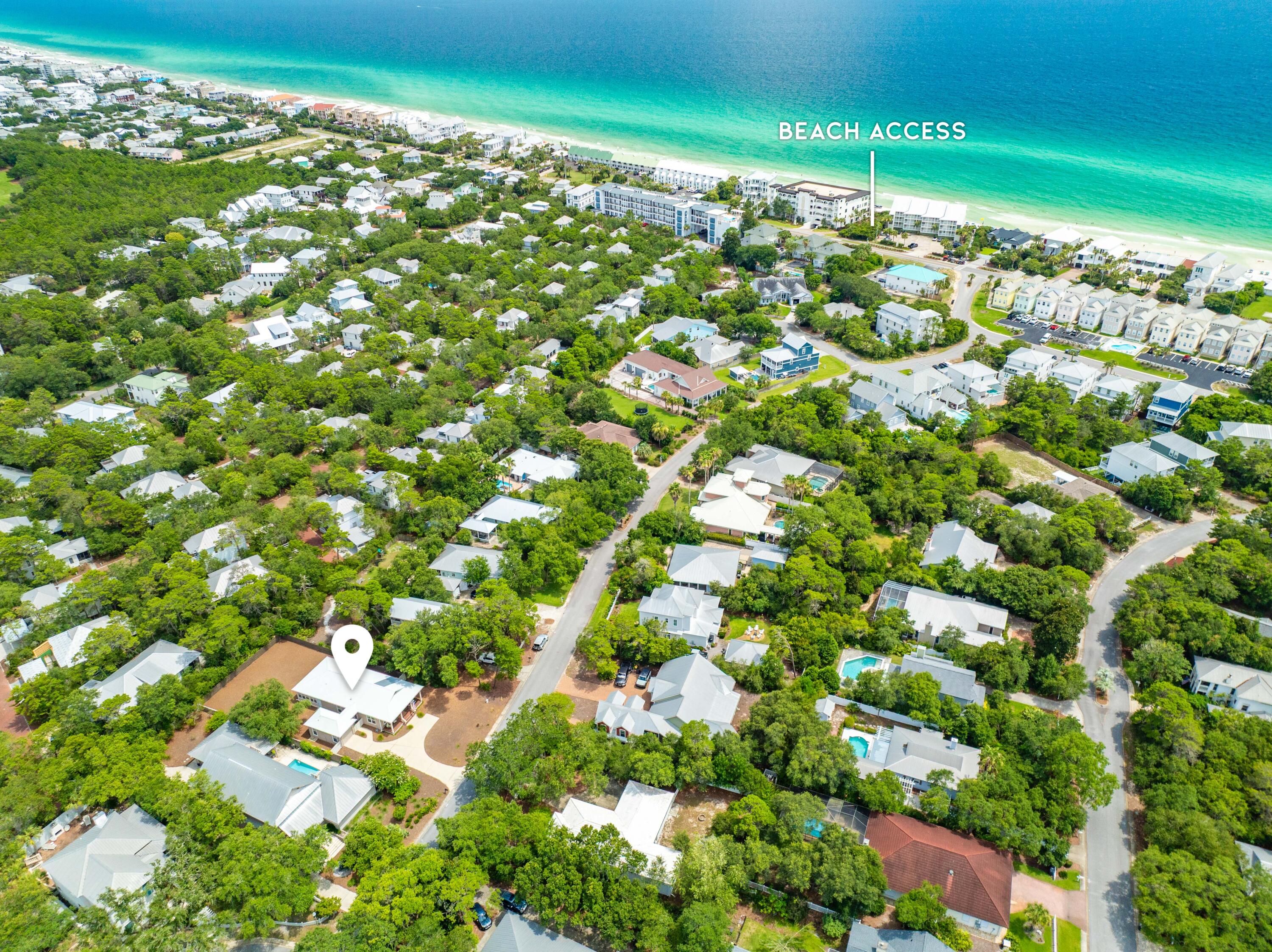 170 Seabreeze Boulevard Inlet Beach, FL 32461 - Photo 45 of 46 170 Seabreeze Aerial Marked-8