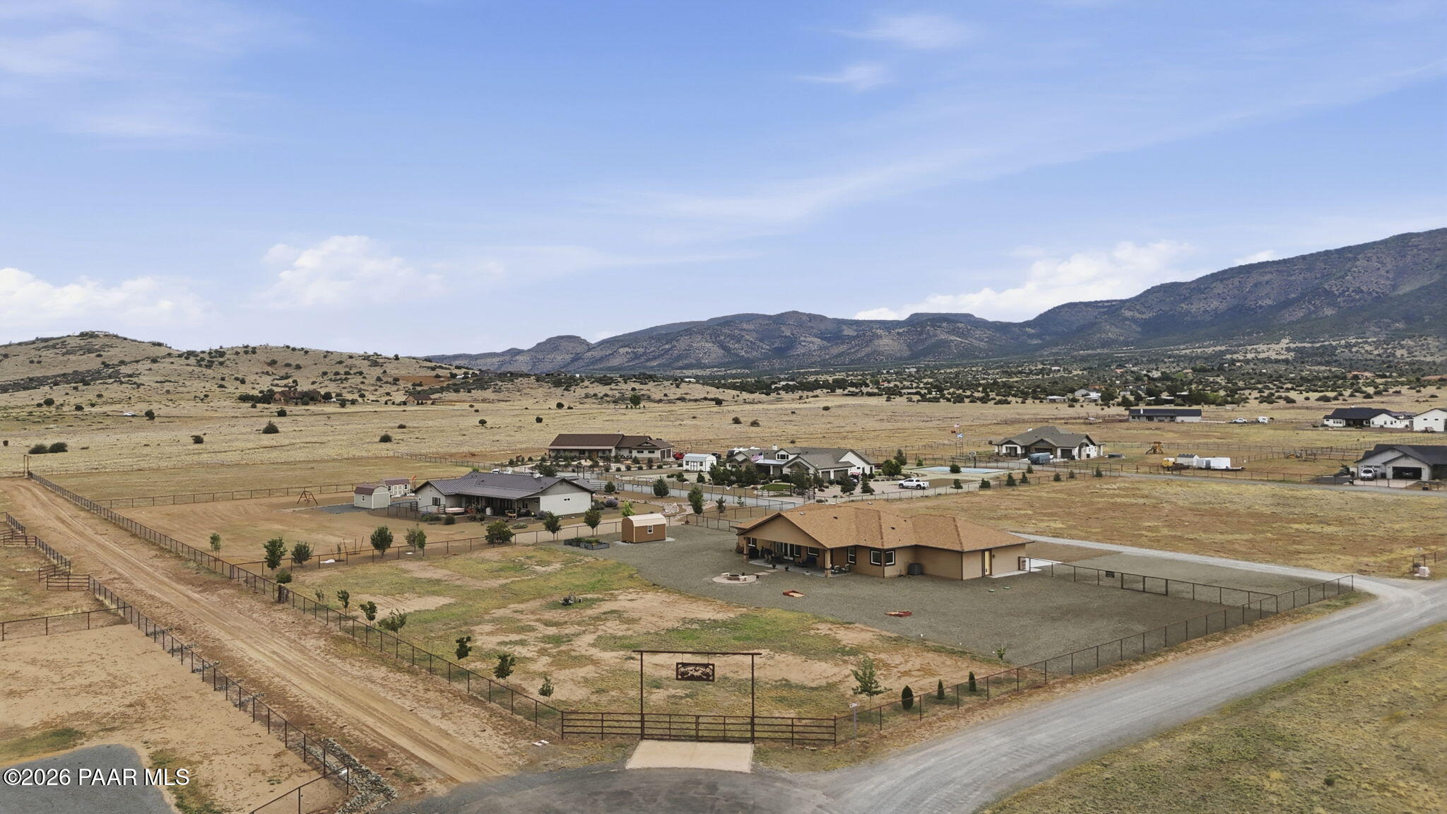 9860 North Loper Road Prescott Valley, AZ 86315 - Photo 46 of 46 49-Aerial Back