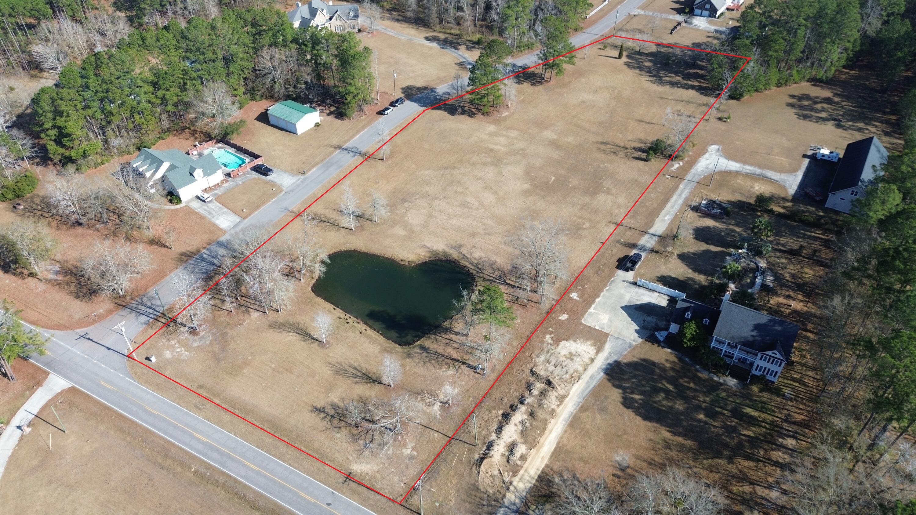 131 Canterhill Lane Moncks Corner, SC 29461 - Photo 2 of 13 DJI_0966 with property lines
