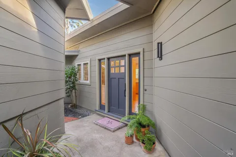 a house with a outdoor space