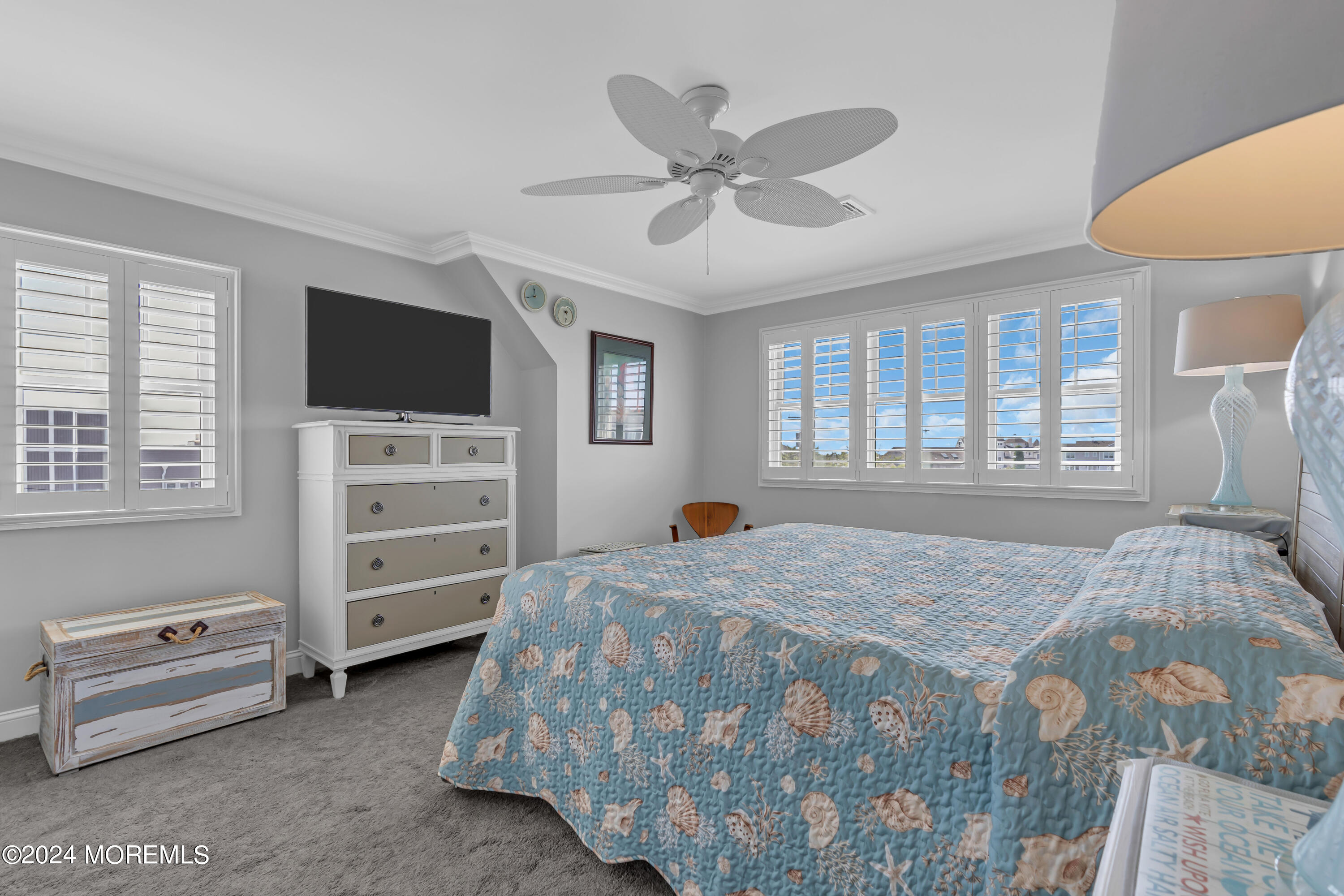 381 Aldo Drive Toms River, NJ 08753 - Photo 24 of 58 a bedroom with a bed and a flat screen tv