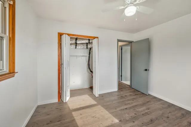 wooden floor in an empty room