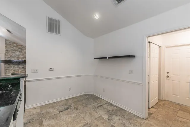 a view of an empty room