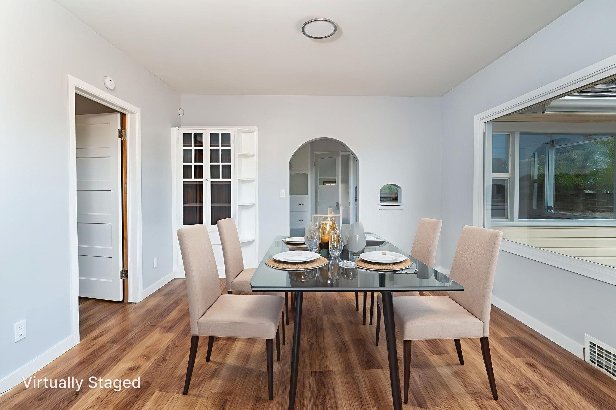 6038 Townsend Road Delta, CO 81416 - Photo 12 of 42 a view of a dining room with furniture window and wooden floor