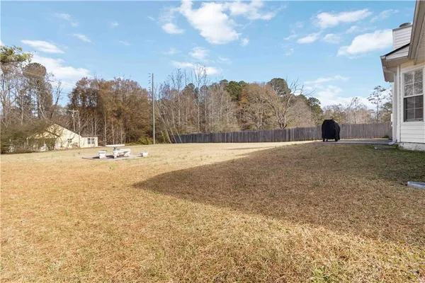 a view of open space with city view