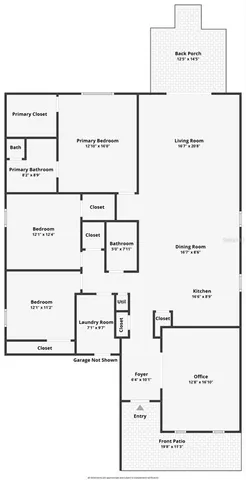 a view of a patio in backyard