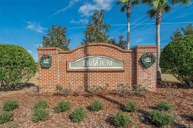 an aerial view of a house with garden space and street view