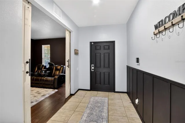 a projector room with furniture