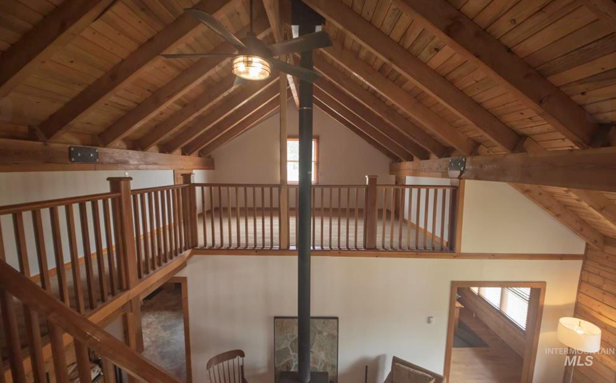 2609 Highway 95 Council, ID 83612 - Photo 29 of 49 Detailed view of a wood ceiling with exposed beams