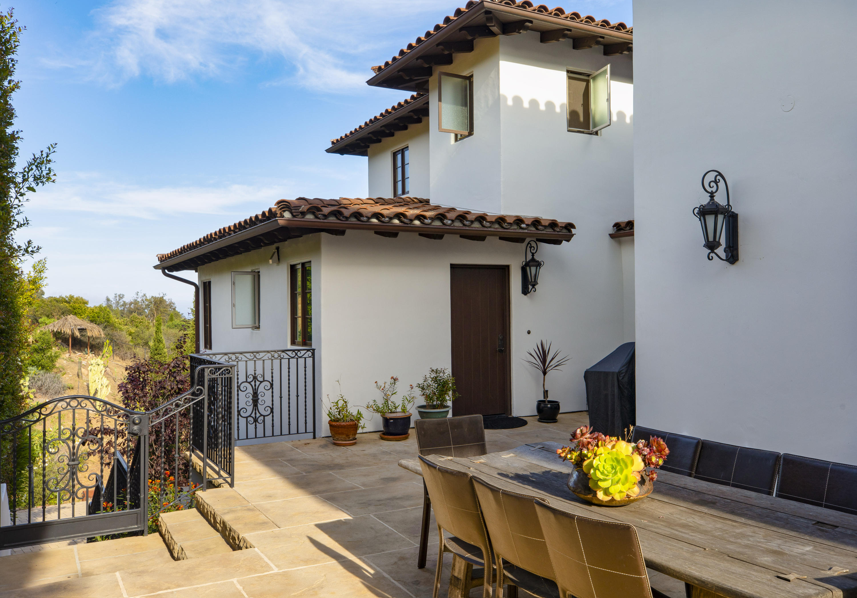 940 Coyote Road Santa Barbara, CA 93108 - Photo 33 of 38 Outdoor patio off Kitchen