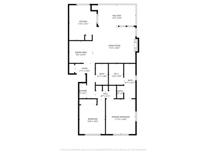 a picture of a floor plan