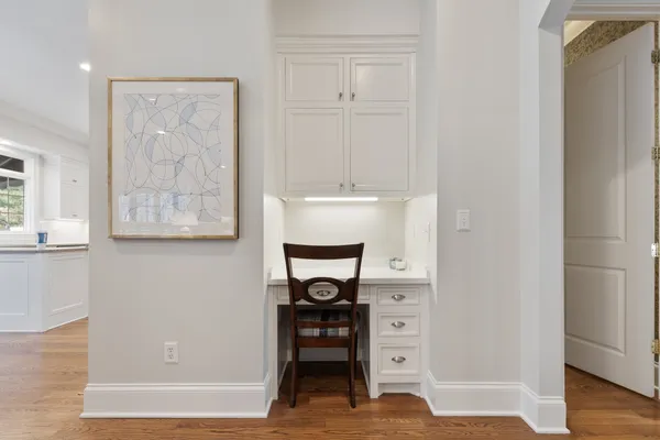 a view of a livingroom with furniture and window