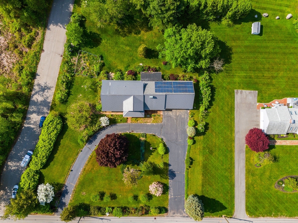 30 Bailey Road Andover, MA 01810 - Photo 34 of 37 an aerial view of residential house with outdoor space and swimming pool