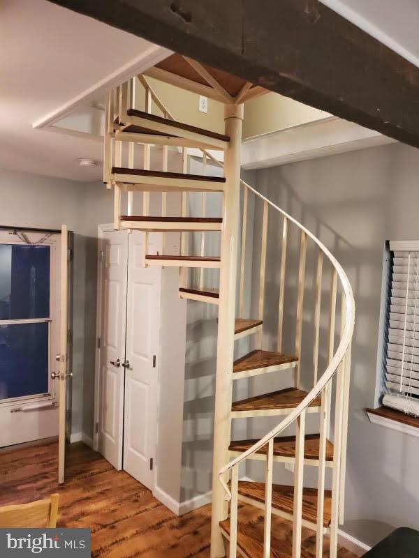 Looking at the stairs to 2nd floor