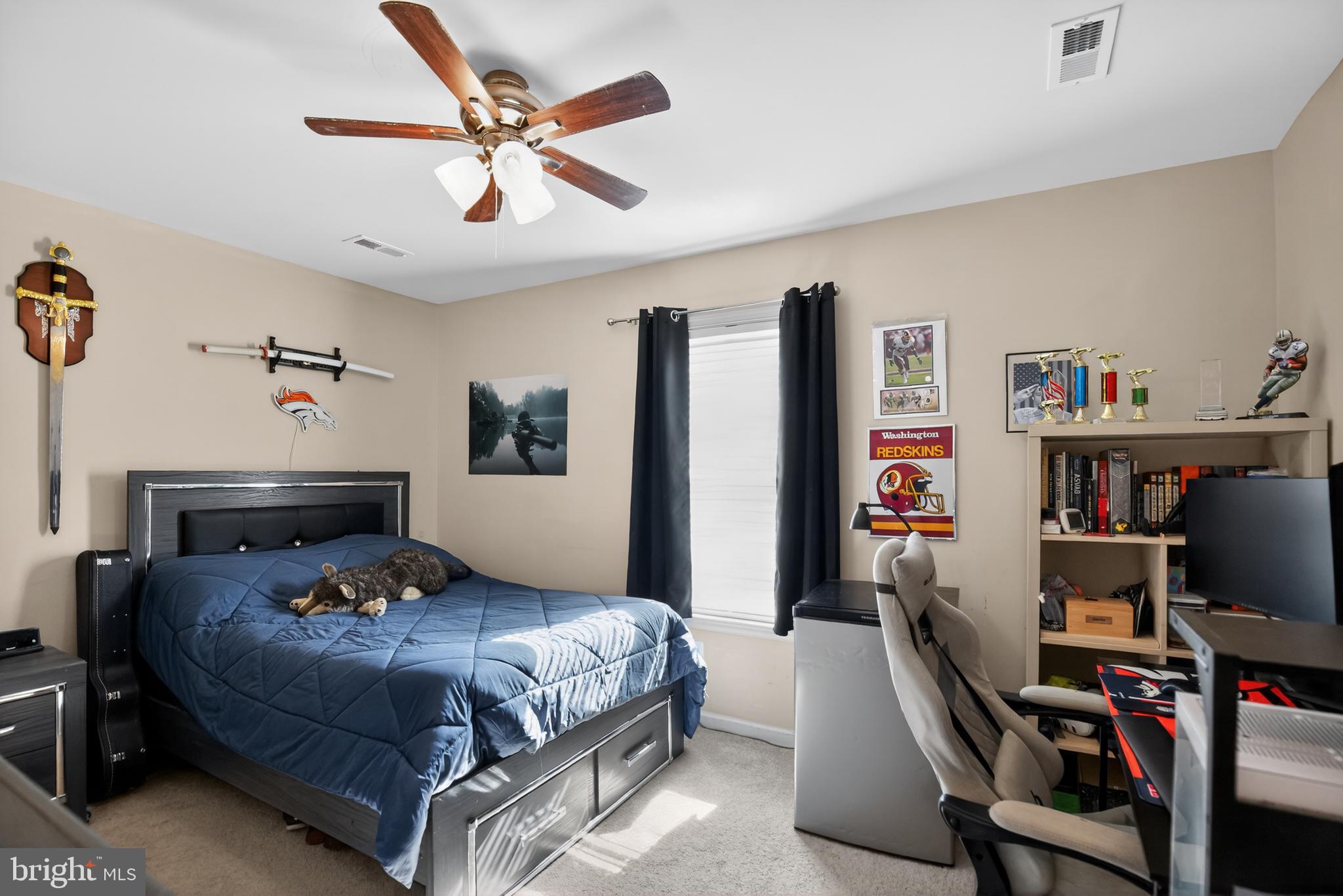 1810 Rudolph Lane Lusby, MD 20657 - Photo 25 of 40 Bedroom 3 w/ceiling fan