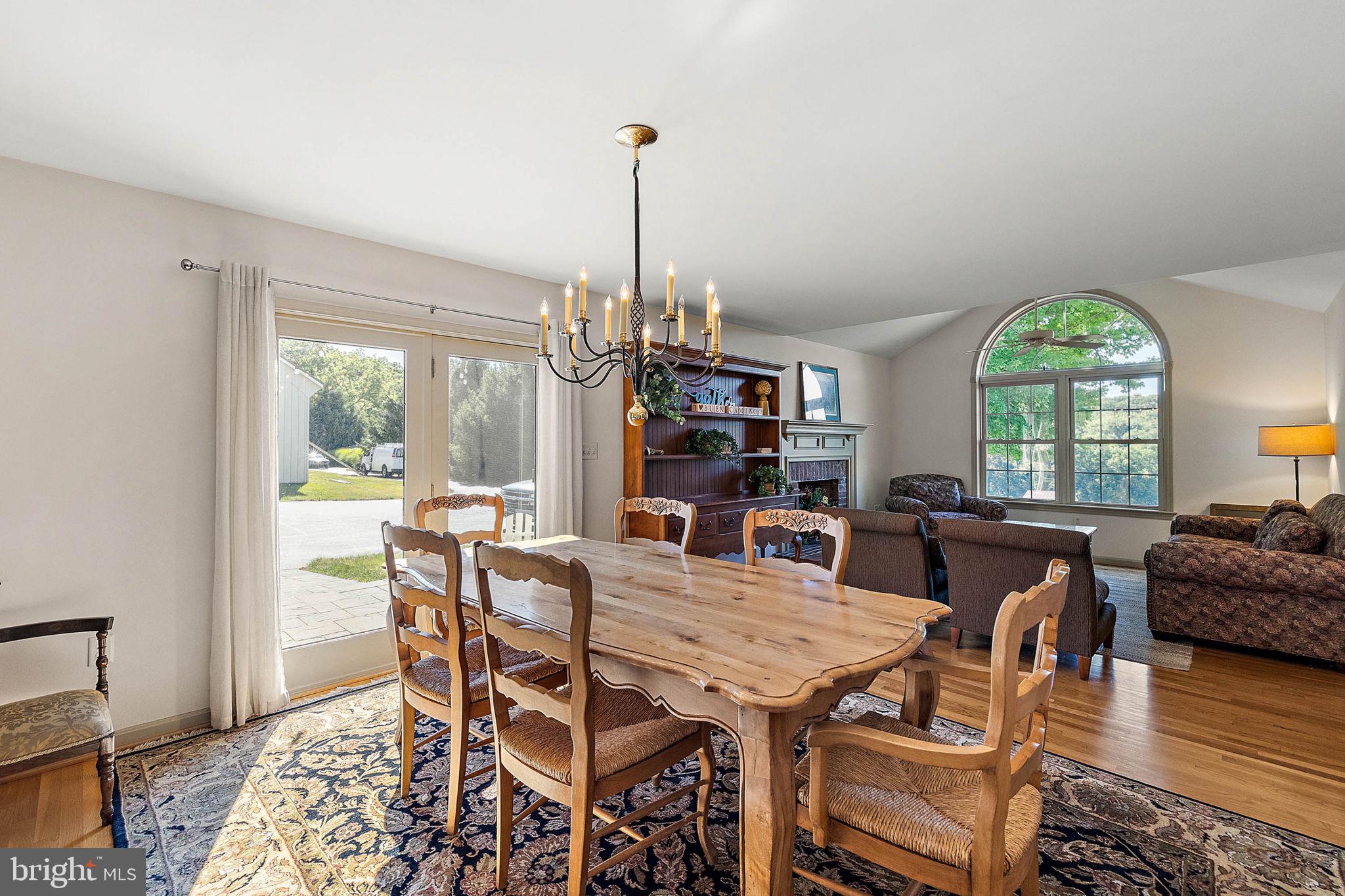 4635 Newark Road Cochranville, PA 19330 - Photo 62 of 113 a view of a dining room with furniture window and wooden floor