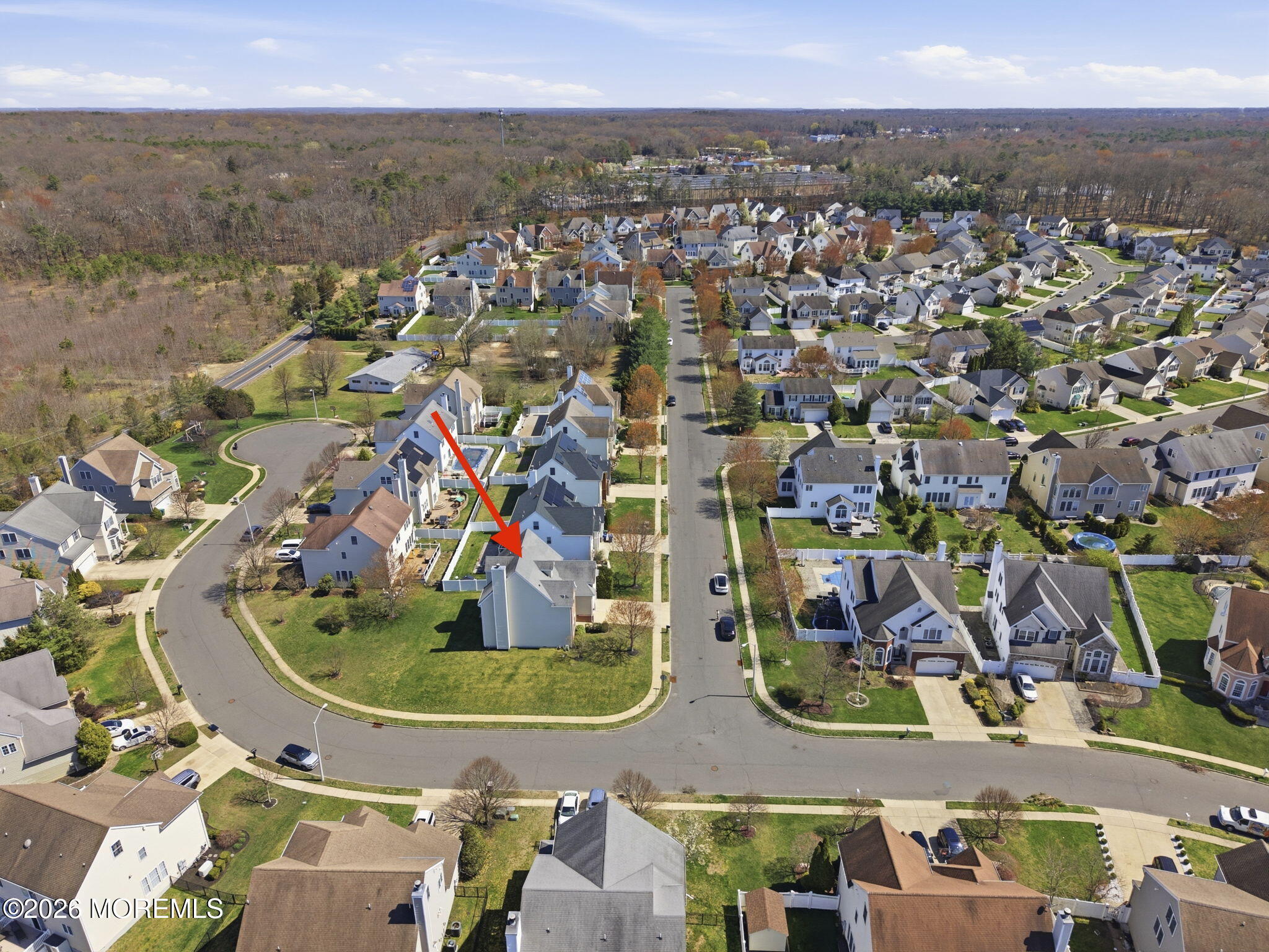 20 Royal Lane Howell, NJ 07731 - Photo 3 of 53 an aerial view of a houses with outdoor space