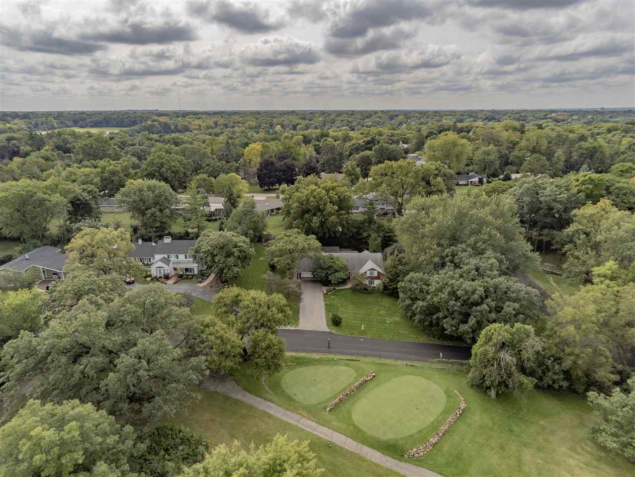 3307 Landstrom Road Rockford, IL 61107 - Photo 40 of 40 an aerial view of a house with a yard
