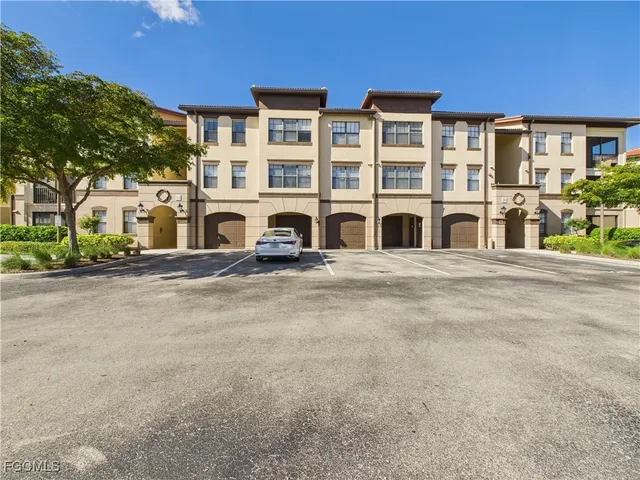 a view of a building with a street