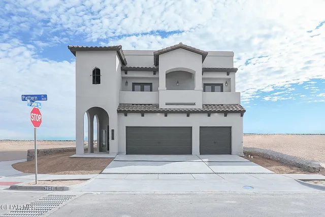 a front view of a house with entryway
