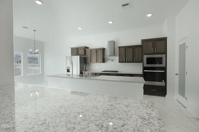 a view of a small space with a window