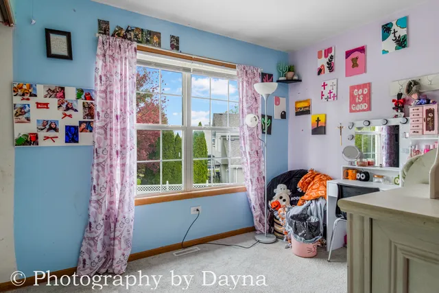 a view of a room with toys