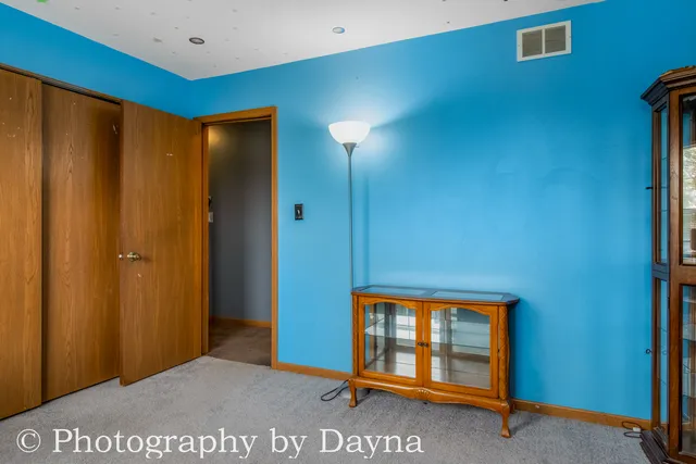 a view of an empty room