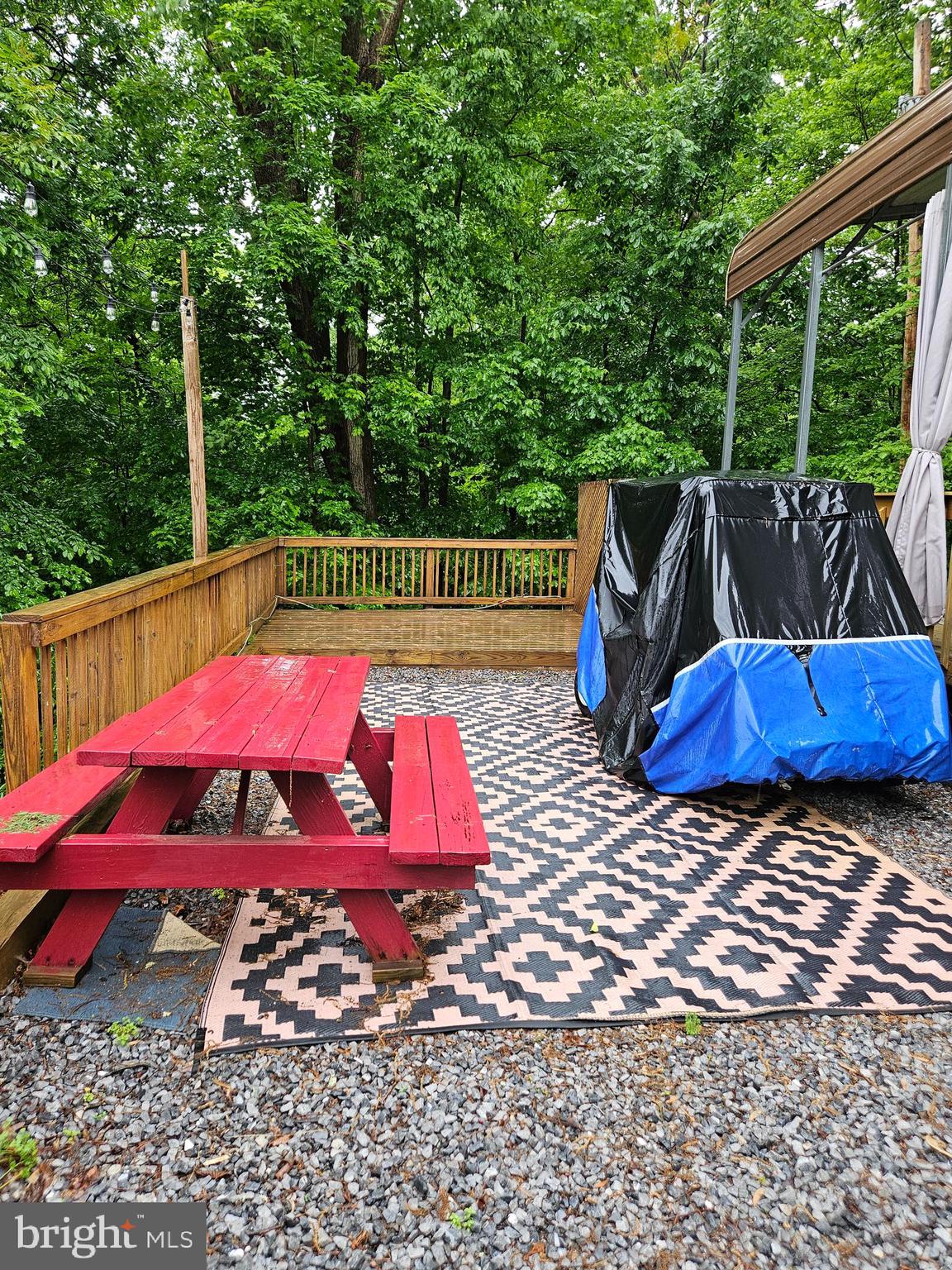 18 Hot Dog Road Falling Waters, WV 25419 - Photo 12 of 35 a view of yard with deck and seating space