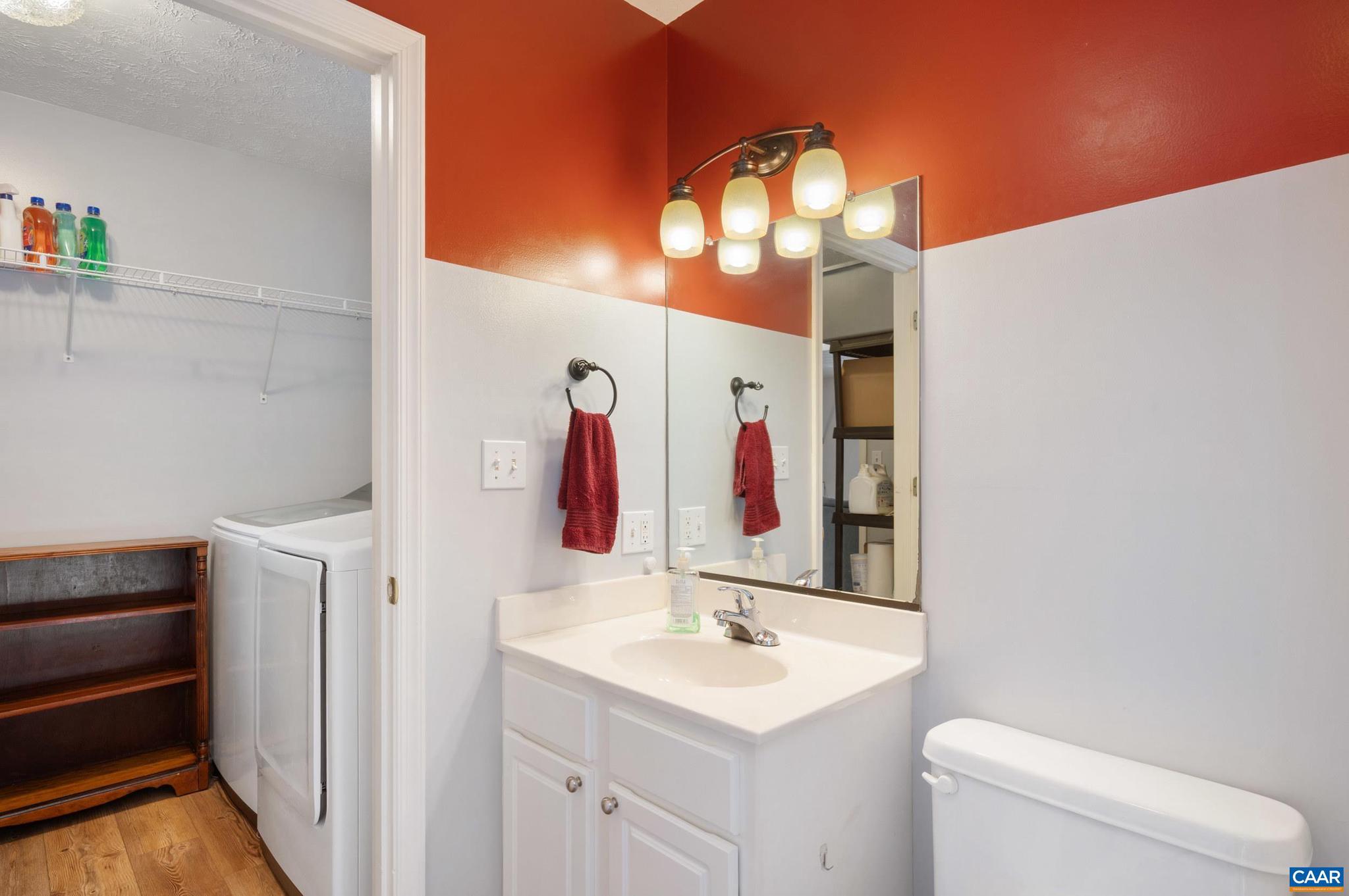 225 Mayfield La Waynesboro, VA 22980 - Photo 35 of 56 a bathroom with a sink and a mirror