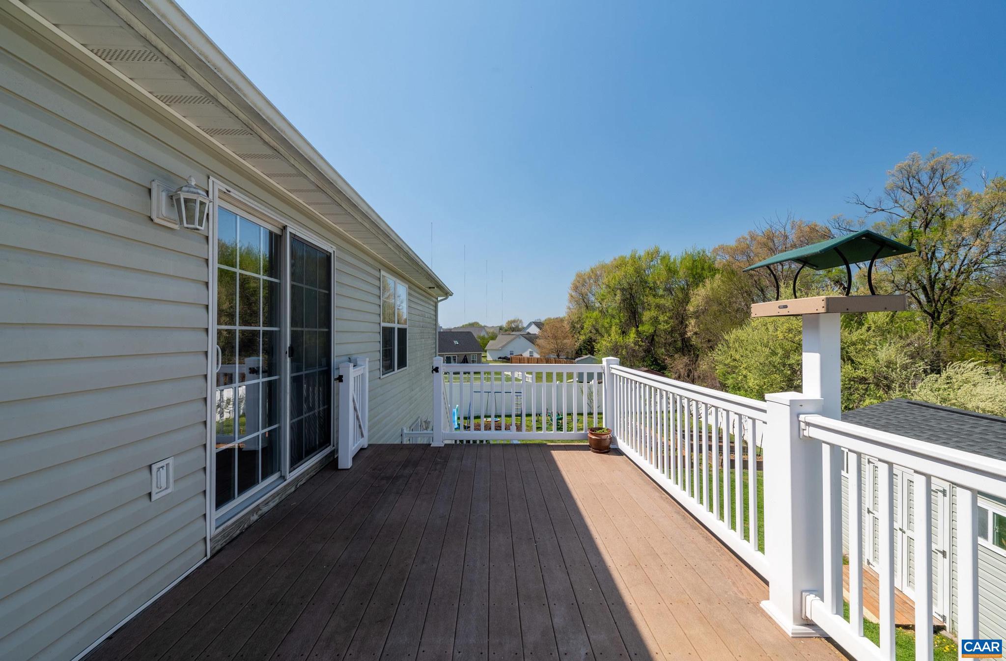 225 Mayfield La Waynesboro, VA 22980 - Photo 41 of 56 a view of a balcony with wooden floor and fence