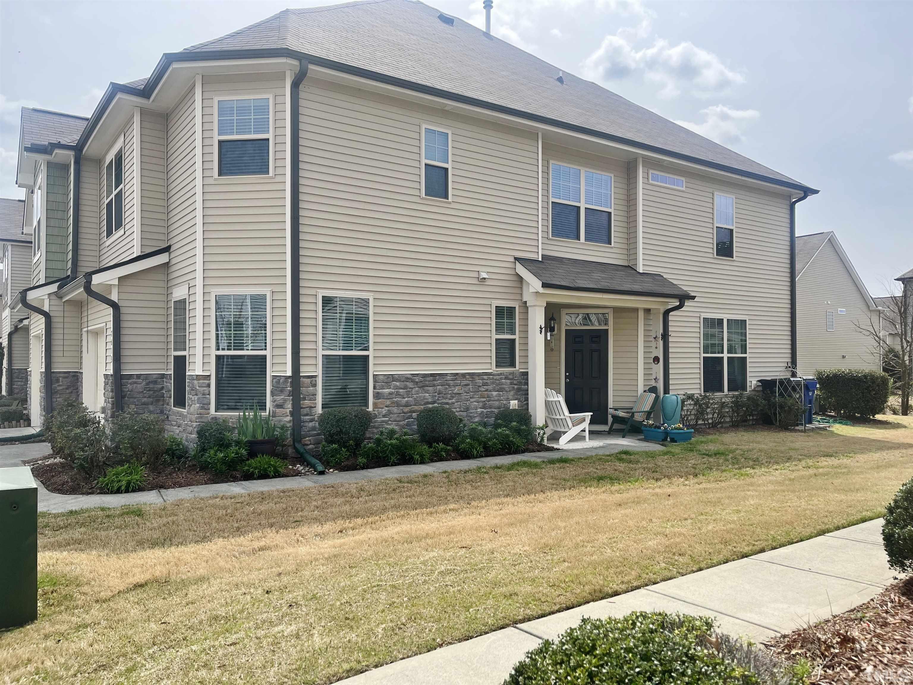 7613 Weathered Oak Way Raleigh, NC 27616 - Photo 1 of 22 First to be built model end-unit in Bryson Village.