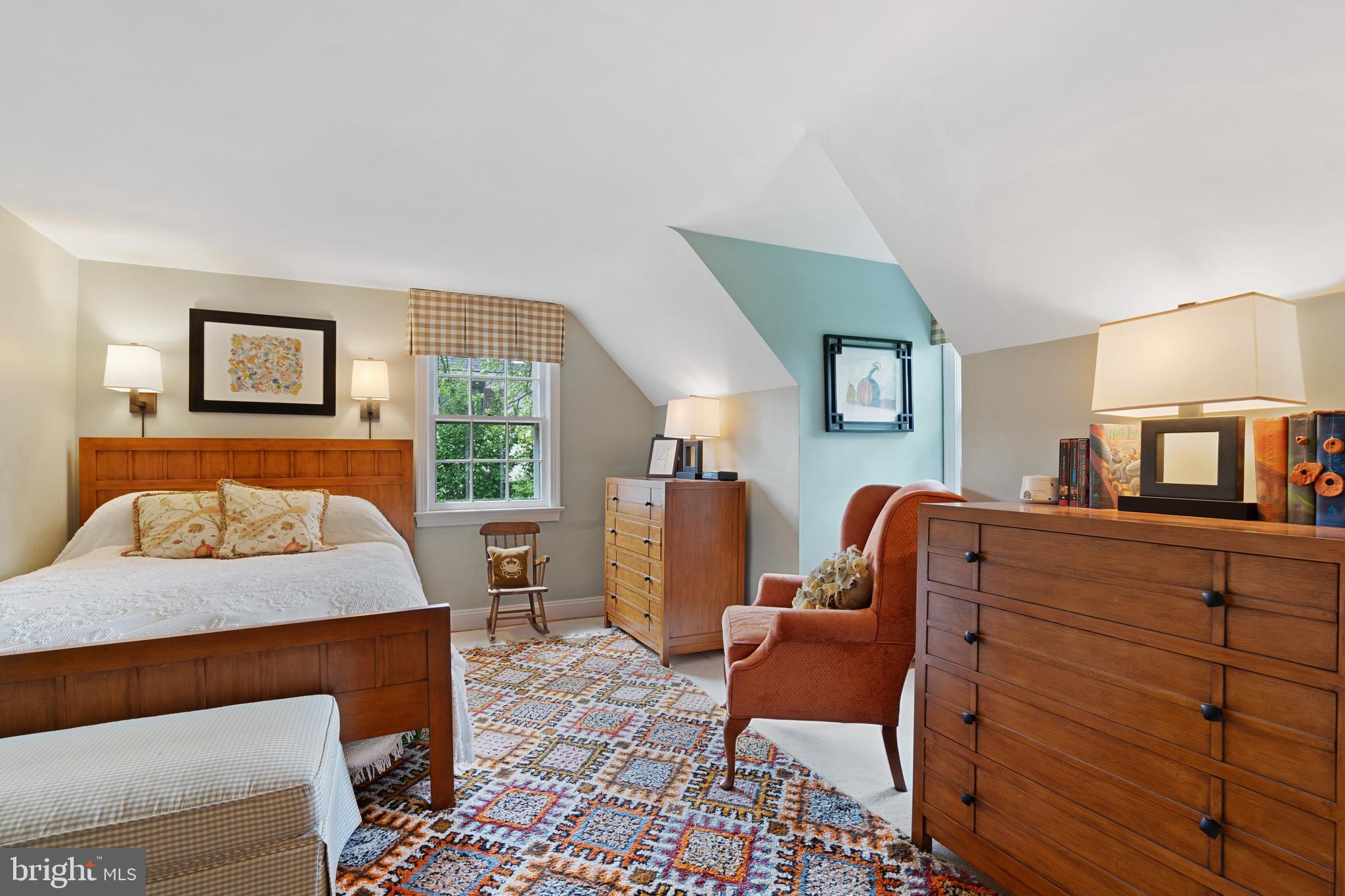6511 Ridge Street McLean, VA 22101 - Photo 14 of 17 a bedroom with a bed and wooden floor