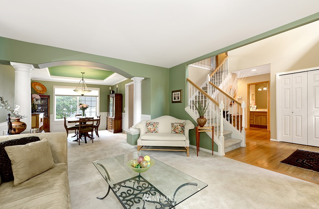 19014 33rd Avenue Southeast Bothell, WA 98012 - Photo 6 of 23 a living room with furniture and wooden floor