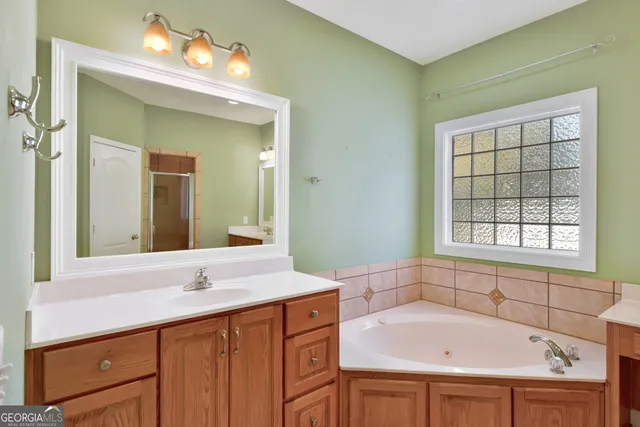 a bathroom with a sink and a bathtub