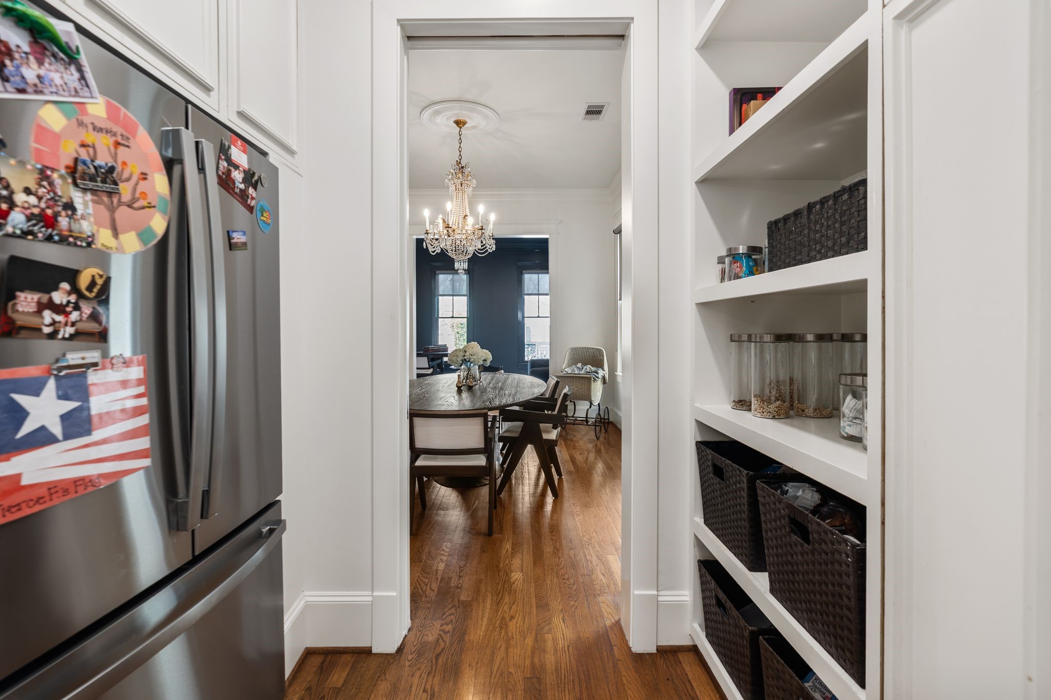 908 East 26th Street Houston, TX 77009 - Photo 11 of 30 The pantry was updated and now houses the refrigerator so that it is not the focal point of the kitchen.