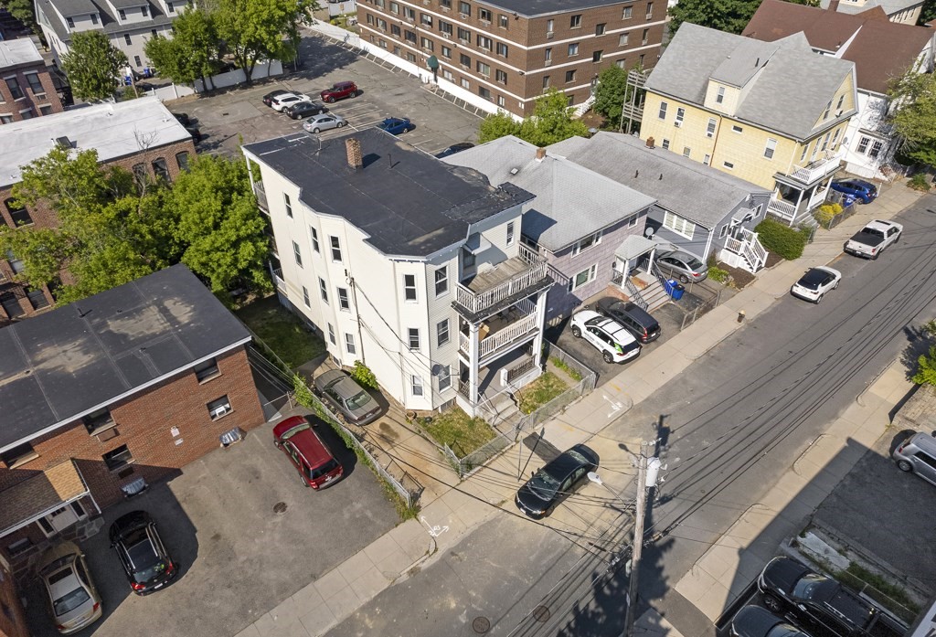 22 Gardena Street, Unit 3 Boston, MA 02135 - Photo 30 of 30 an aerial view of a house with a garden