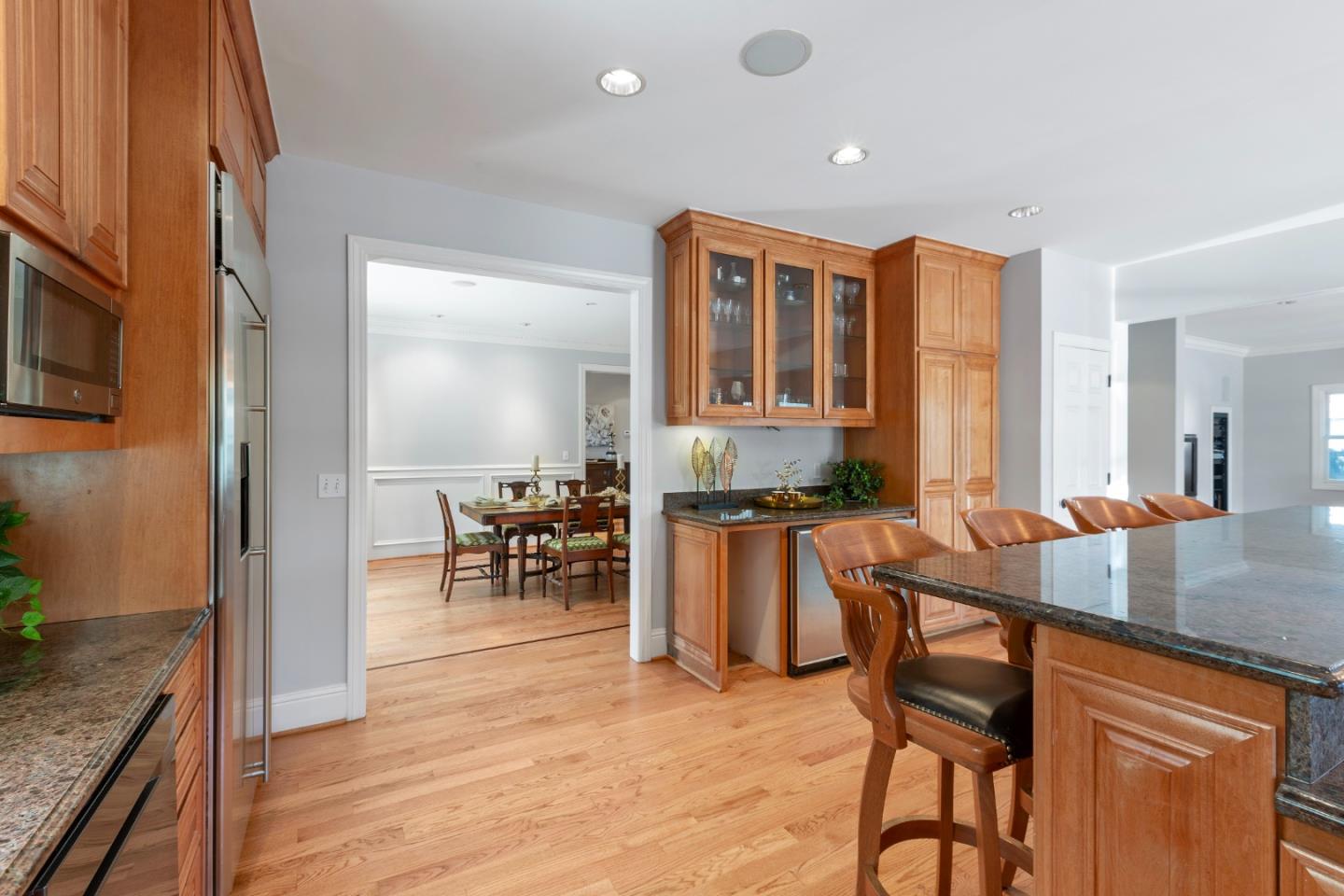 976 Riverside Drive San Jose, CA 95125 - Photo 25 of 78 a living room with furniture a dining table and chairs with wooden floor