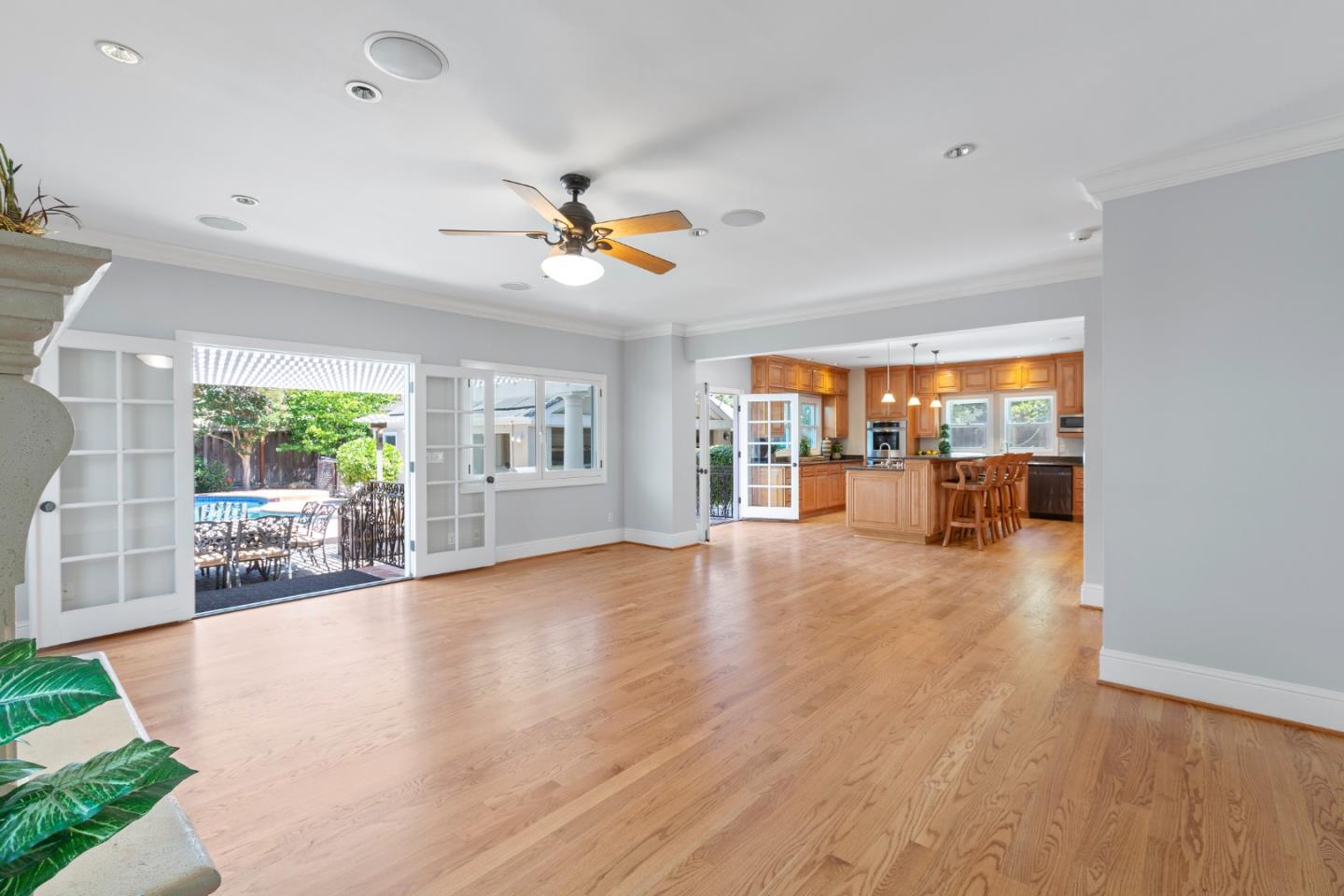 976 Riverside Drive San Jose, CA 95125 - Photo 29 of 78 a view of an empty room with a window and wooden floor