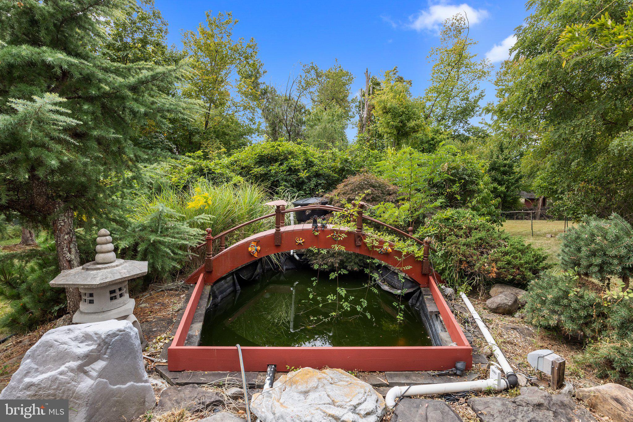 933 Herman Road Horsham, PA 19044 - Photo 46 of 59 Koi Pond (backyard)