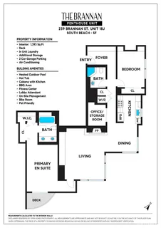 $1,999,000 | 239 Brannan Street, Unit 18J, San Francisco, CA 94107