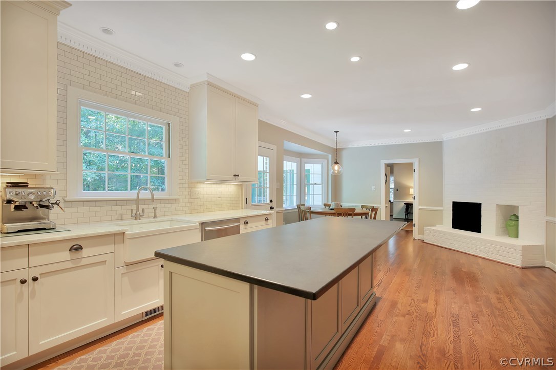 3501 Buckhead Road Midlothian, VA 23113 - Photo 5 of 17 a large kitchen with kitchen island a sink counter space appliances and a center island