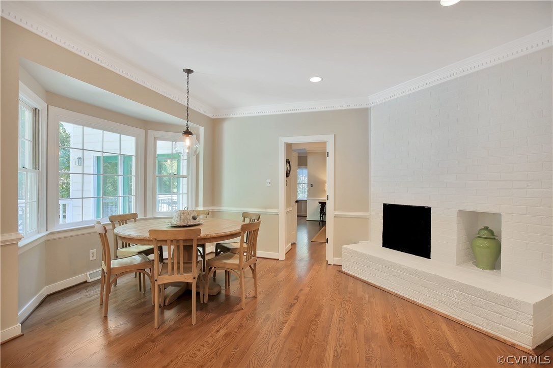 3501 Buckhead Road Midlothian, VA 23113 - Photo 6 of 17 a view of a dining room with furniture window and wooden floor