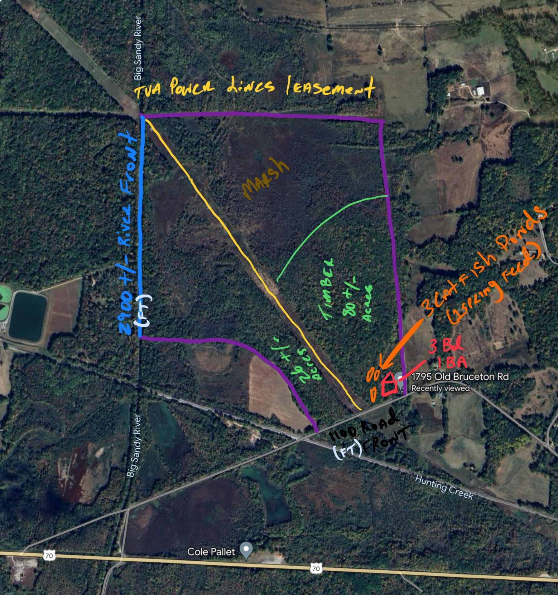 1785 Old Bruceton Road Bruceton, TN 38317 - Photo 6 of 18 an aerial view of a house