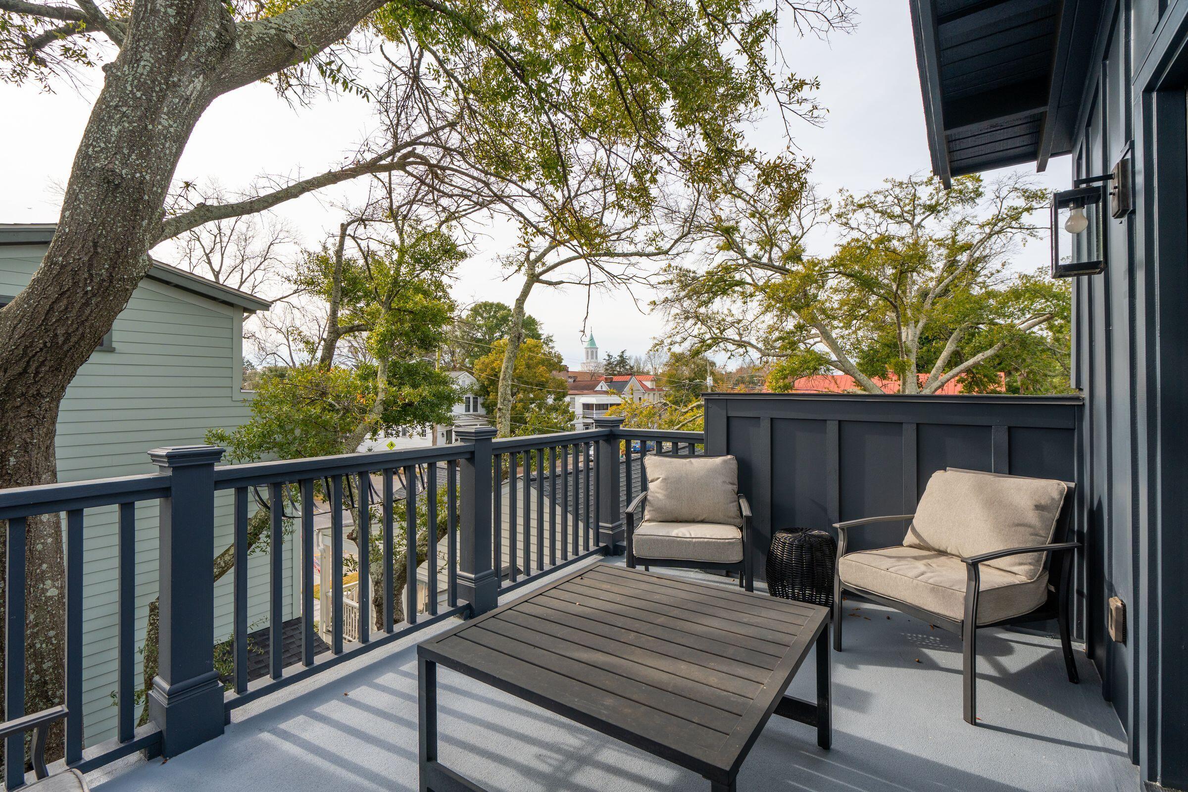 16 Cleveland Street, Unit 300 Charleston, SC 29403 - Photo 20 of 25 Bedroom 3 Rooftop Balcony